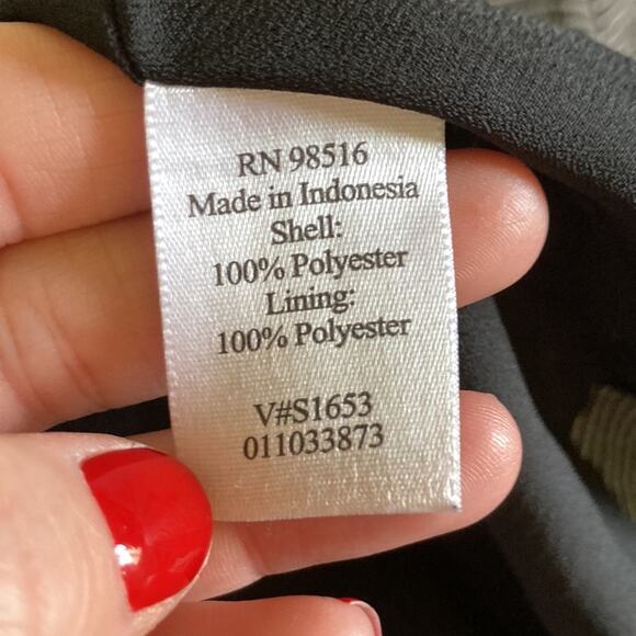 Coldwater Creek Chiffon Buttondown Blouse, Size L - Picture 9 of 10